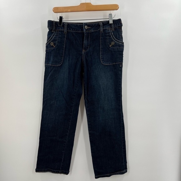 Simply Vera Vera Wang Denim Capri Ladies 8P - Picture 1 of 5